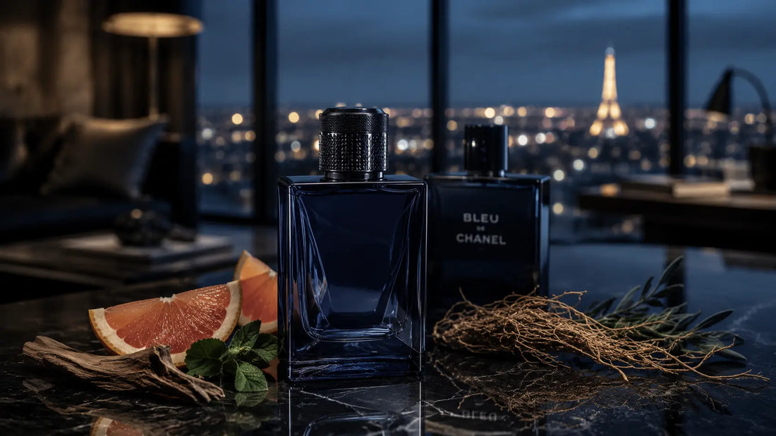 Meilleur Dupe Bleu de Chanel : Aether French Avenue, Notre Comparaison