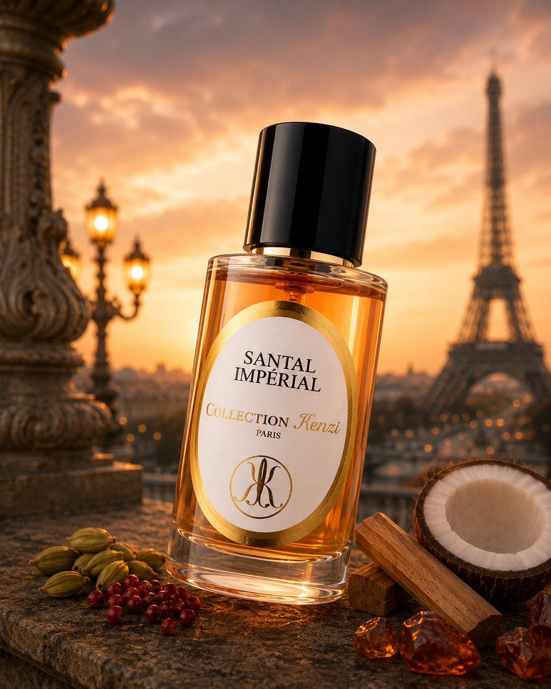 Santal Impérial - Vue de face
